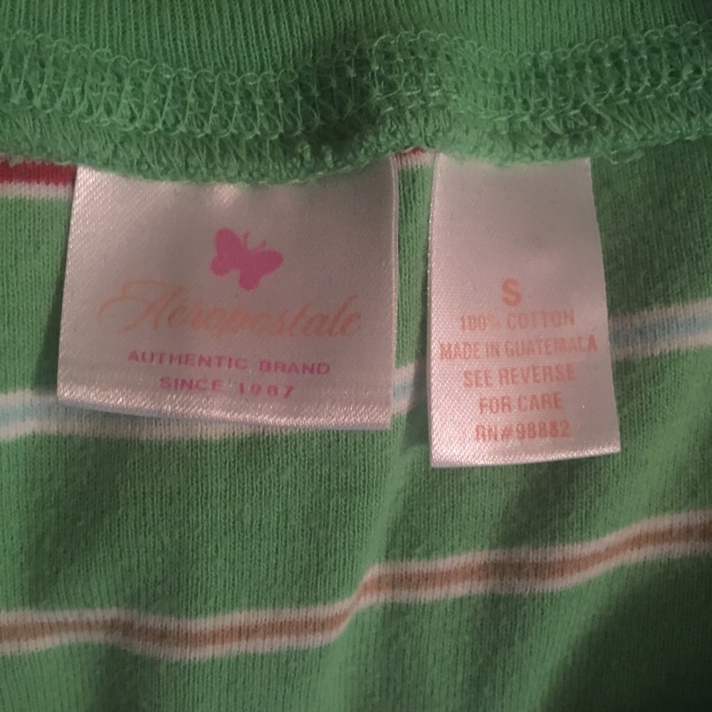 Green Striped Top - Picture 4 of 4
